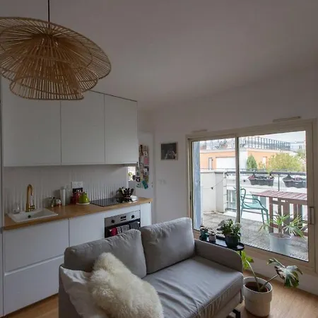 Nice 27 M Bright With Wifi And Balcony 公寓 巴黎
